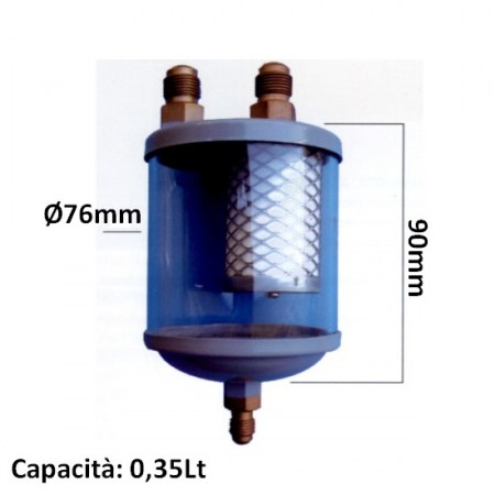 Dimensioni separatore dell'olio - SOC-10.REC