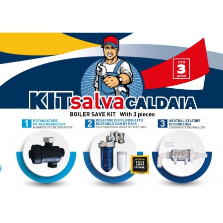 Kit salvacaldaia ECO defangatore + dosatore + neutralizzatore - Euroacque