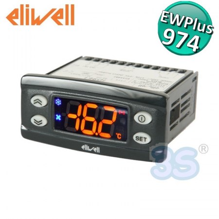 Controllore elettronico temperatura per unità refrigerate 230 Vac - Eliwell EWPlus 974 EW2EDI0XC780