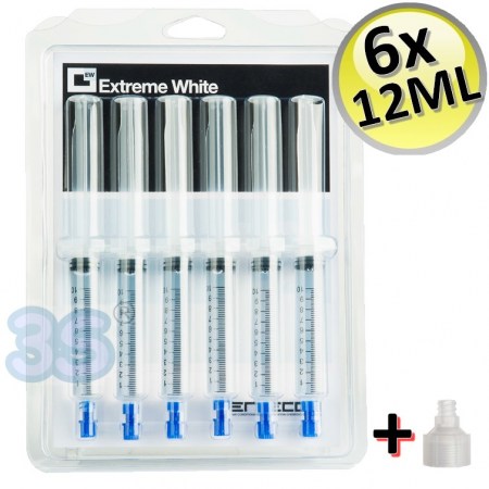 EXTREME WHITE - Autosigillante turafalle 6 cartucce da 12 ml per gas R600A R290 (WEX.12