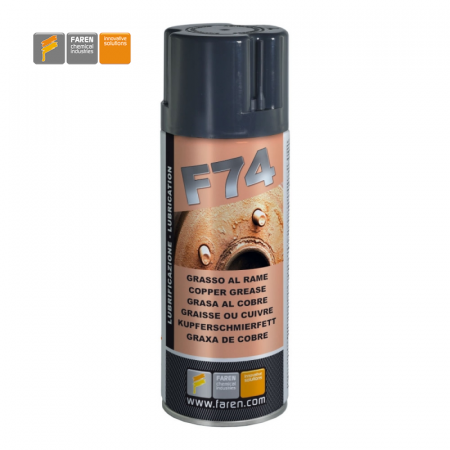 F74 Faren - Grasso al rame lubbrificante antigrippante - bomboletta spray 400 Ml