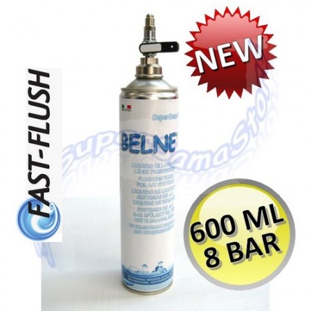 FAST FLUSH - BELNET BOMBOLA PRESSURIZZATA CON RUBINETTO 1/4 SAE BEL.F600+RBL.01