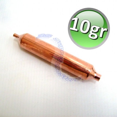 Filtro disidratatore 10 gr. molecolare in rame - per circuito frigo