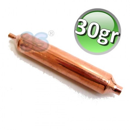 Filtro disidratatore 30 gr. molecolare in rame - per circuito frigo