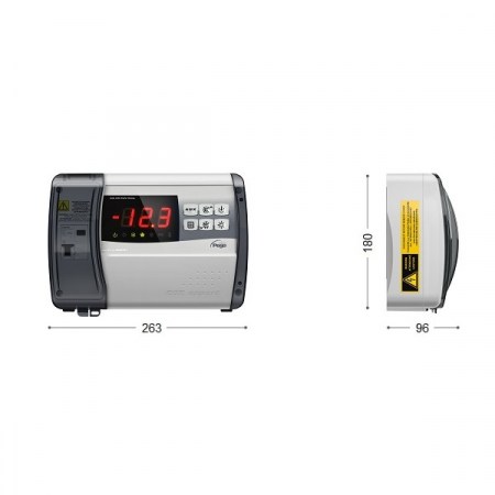 Quadro di controllo per celle refrigerate - ECP 200 EXPERT 2EV - dimensioni