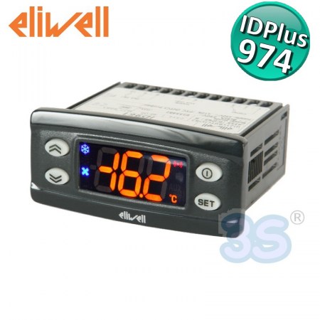 Controllore elettronico temperatura per unità refrigerate 230 Vac - Eliwell IDPlus 974  - IDP2EDB700000
