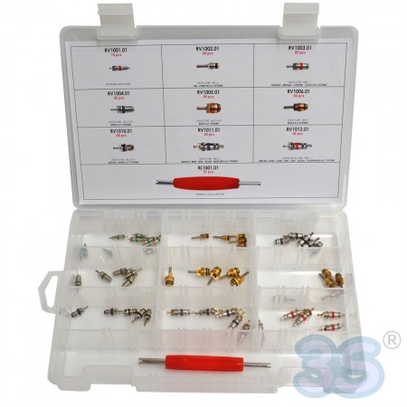 Kit valigetta meccanismi depressori per valvole di carica compressori auto - RK1331