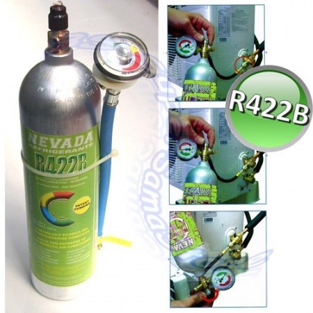 Kit ricarica fai da te climatizzatore gas R422B sostituto R22 - KRD.R422