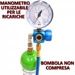 KT.VC42 - manometro utilizzabile per ricariche di gas