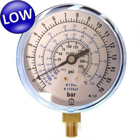 Manometro di bassa pressione specifico per gas R134A - R1234YF autoveicoli - 108R3180160