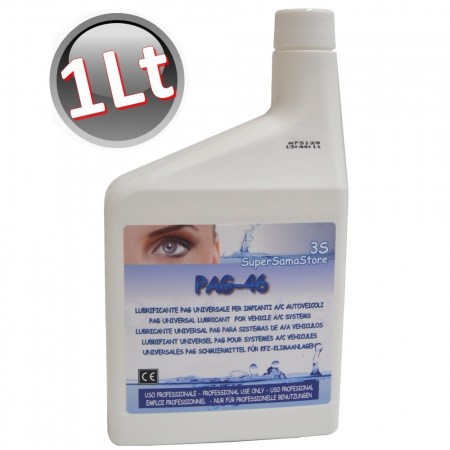 Olio lubrificante PAG 46 per compressori R134A R404A - flacone 1 Lt - OL6001.K.P2