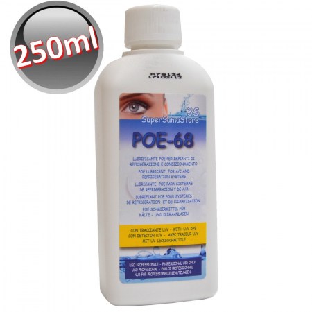 Olio lubrificante A/C POE 68 con tracciante UV flacone da 250 ML - OL6027.Q