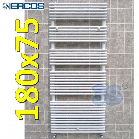 Scaldasalviette design termoarredo POP Ercos bianco cm 180x75 - ASPOP7501800