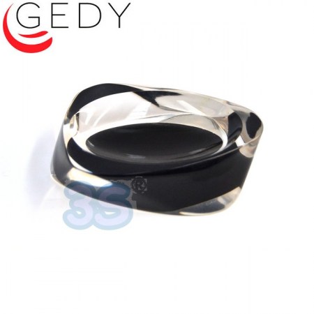 Piattino portasapone serie TWIST color nero - Gedy - 461114