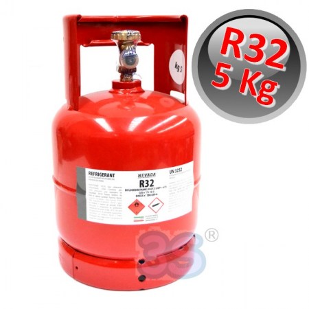 Bombola gas refrigerante R32 da 5 Kg - ricaricabile - BR32-5