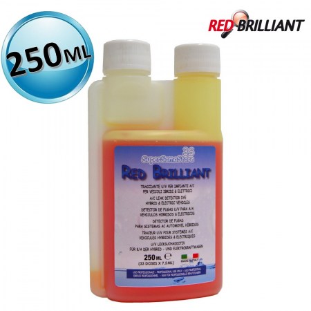 Tracciante U/V RED BRILLIANT 250 ML per veicoli ibridi ed elettrici - RBT.250