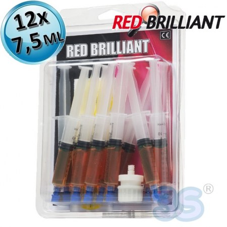 Tracciante U/V RED BRILLIANT 12x7,5 ML dosi per veicoli ibridi ed elettrici - RBT.C7