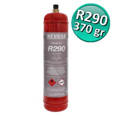 BOMBOLA GAS REFRIGERANTE R290 PROPANO - 370 GR. TR290/1