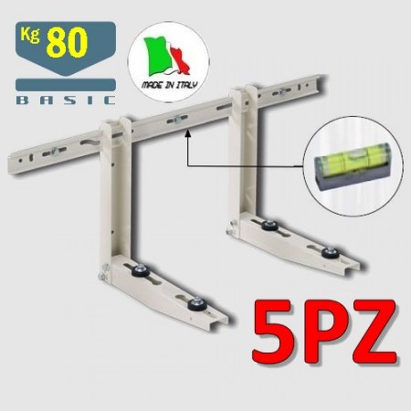 Staffa BASIC - bracci 45 cm - portata 80 Kg SC450PR-80ECO - 5 PEZZI