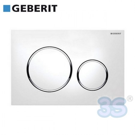 Placca per cassette GEBERIT SIGMA 20 bianco - cromo - bianco 115.882.KJ.1