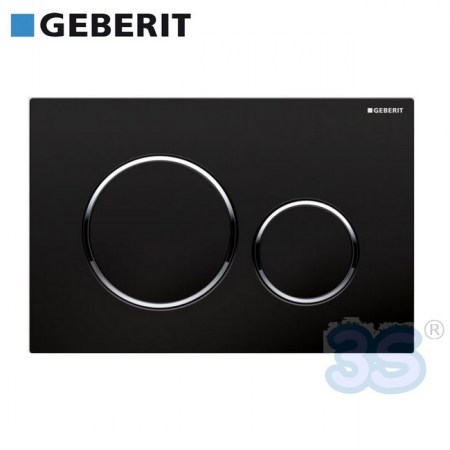 Placca per cassette GEBERIT SIGMA 20 nero - cromo - nero 115.882.KM.1