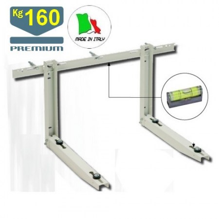 Staffa unità esterna climatizzatore PREMIUM - bracci 62,5 cm - portata  160 Kg - SC625/500PR-100