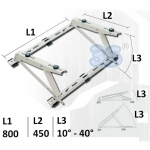 SC450TT - Staffa a tetto dimensioni