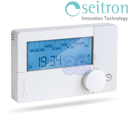 Cronotermostato digitale giornaliero-settimanale Freetime Evo -  TCD02B2 Seitron