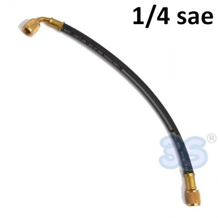 Flessibile frusta 300 mm 1/4sae colore NERO - TF.3014N