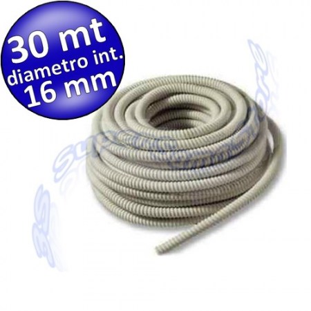 Rotolo tubo scarico condensa 30 mt - D.int. 16 mm