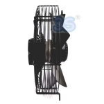Ventilatore assiale premente con motore 220v e griglia - img3