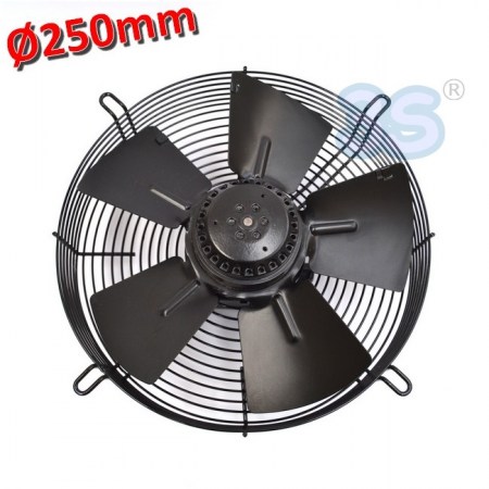 Ventilatore assiale premente Ø 250 mm 55 W 220 v - con motore e griglia - MTA200RF