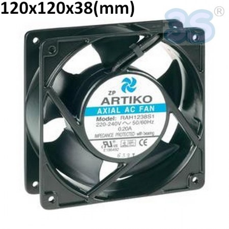 Ventilatore raffreddamento assiale 120x120x38 mm 230V - 28FR300