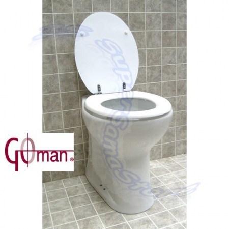 Wc vaso alto 47 cm OPEN Goman - anziani disabili D0296/01