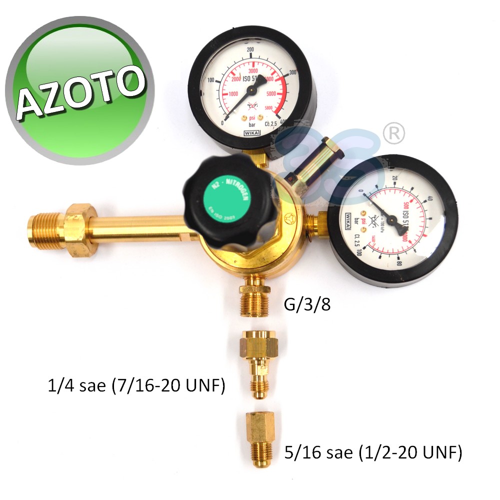 Riduttore di pressione AZOTO con valvola di sicurezza - MAXYMUM 294200