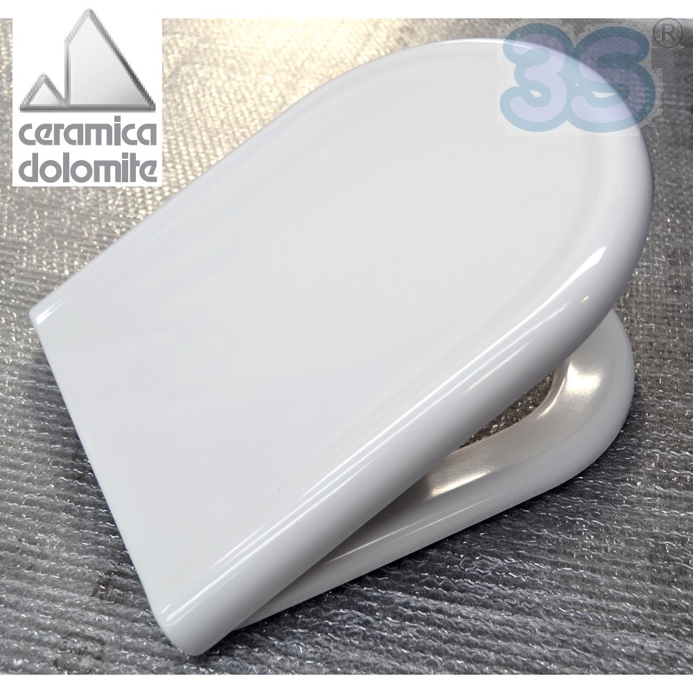 Sedile originale per wc CLODIA Ceramica Dolomite in termoindurente avvolgente - J104900