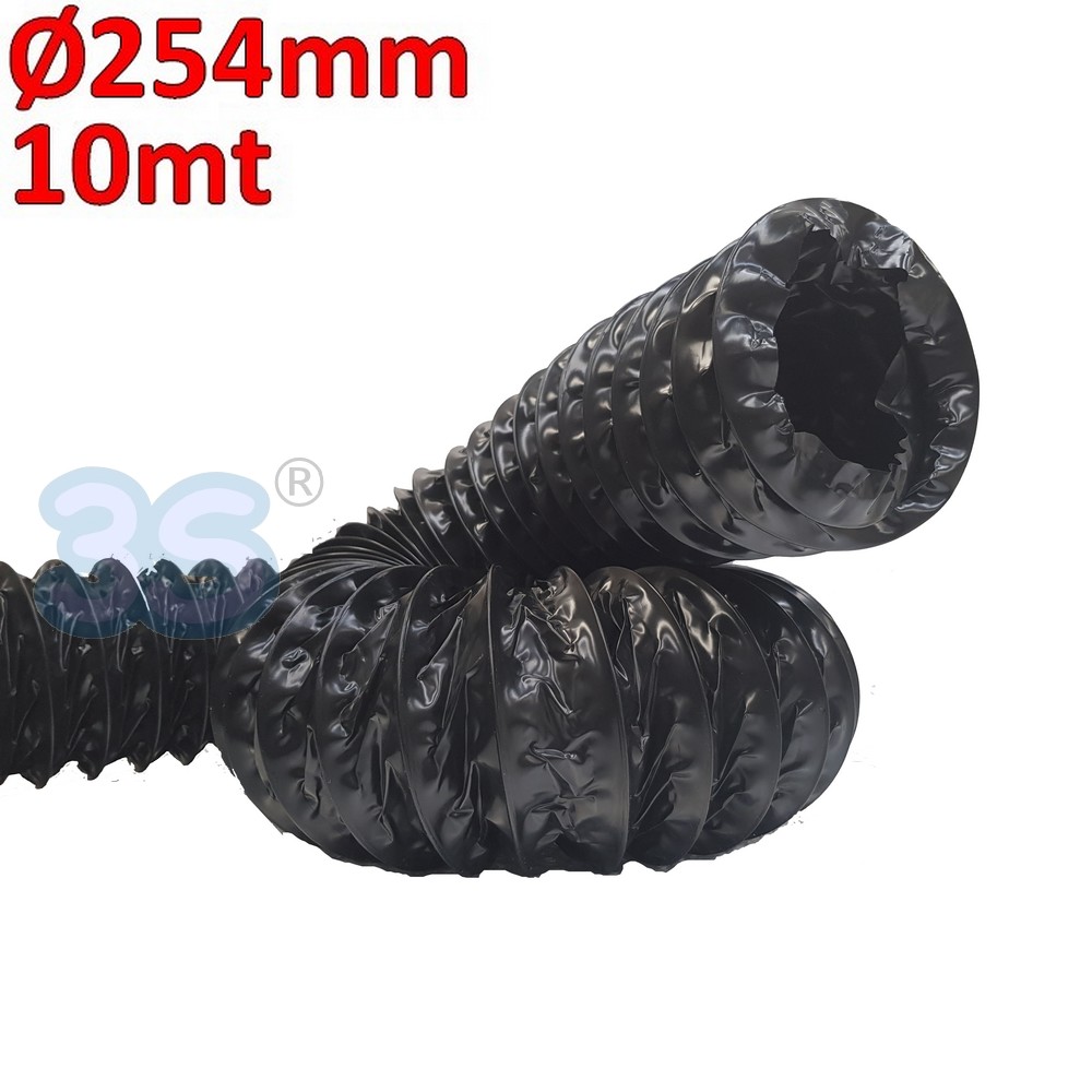 Flexible aluminum and polyester duct with sound-absorbing insulation, class 1 - Ø 160 mm, 10 m roll - 698051